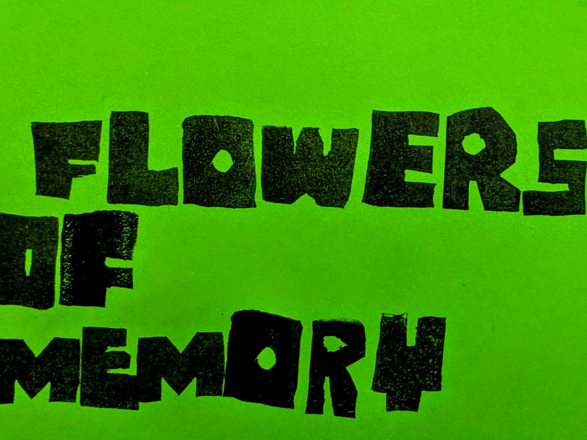 Flowers of Memory stamp