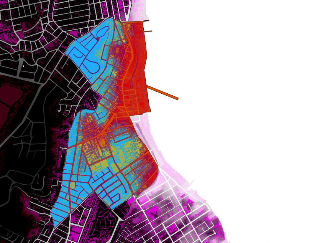 Maps of flooding in Stapleton, Staten Island