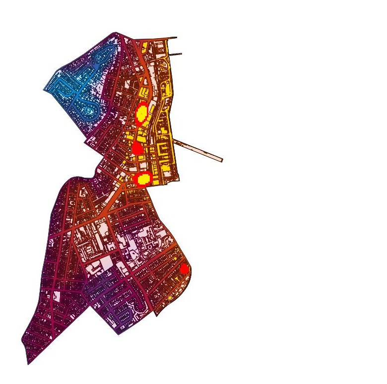 flood map of Stapleton, Staten Island