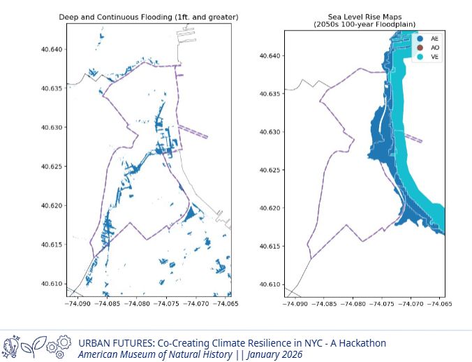 QGIS map of Stapleton, Staten Island